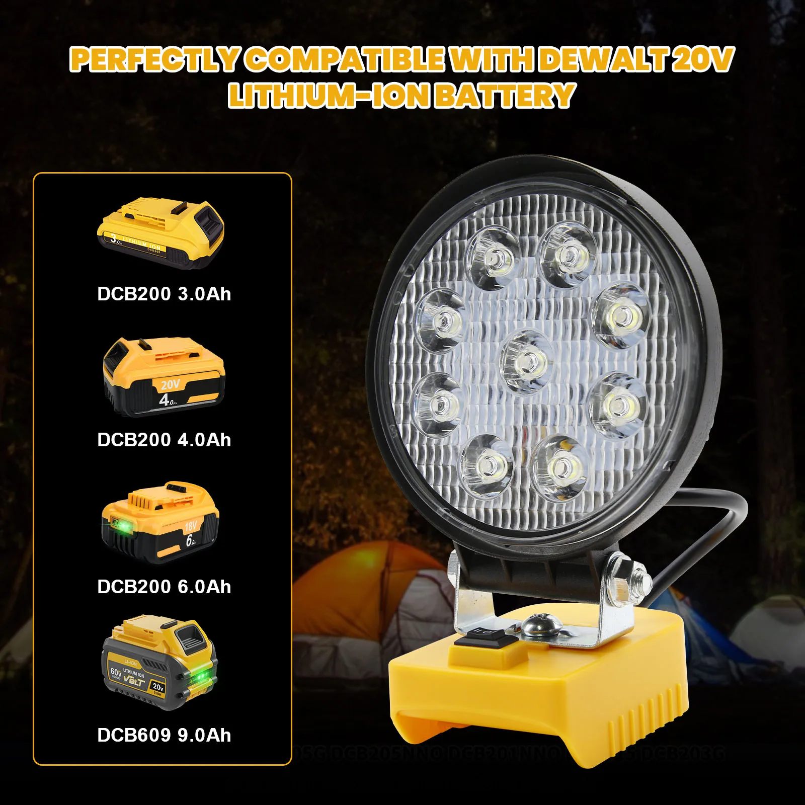 Фото 20 В 9500 мАч аккумулятор для Dewalt DCB200 Сменный аккумулятор для электроинструмента DCB200 DCB180 DCB181 DCB182 DCB206 DCB204 DCB201 DCB184 №3