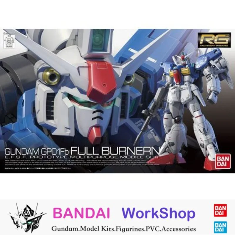 

Bandai Original Gundam 1/144 RG 13 RX-78GP01Fb Gundam GP01Fb Full Burnern Action Figure Assembly Model Kit Collectible Gifts