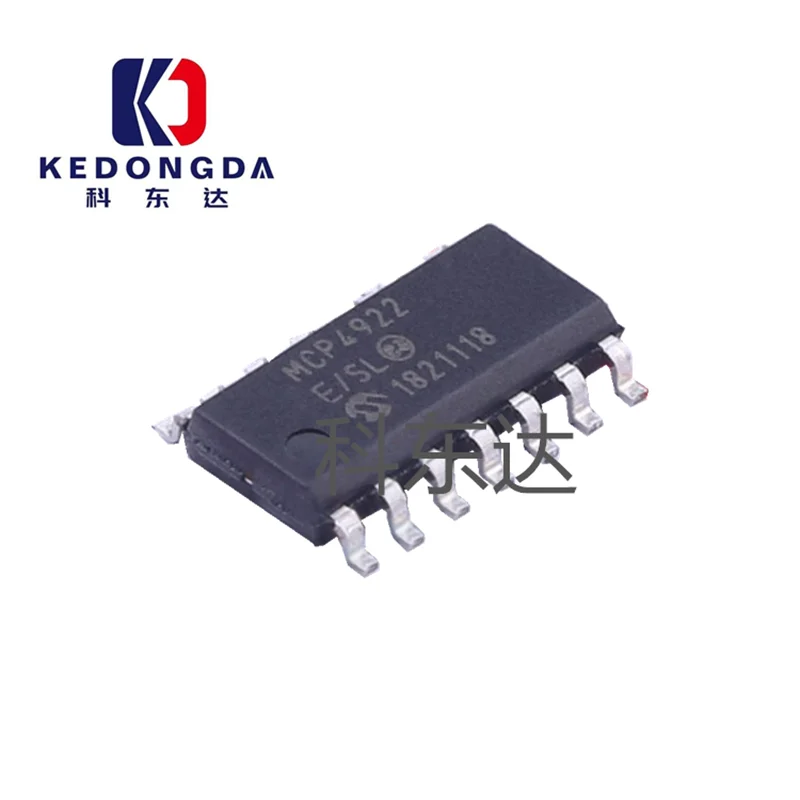 

5PCS New original MCP4922-E/SL SOP14 digital-to-analog converter N channel serial interface IC