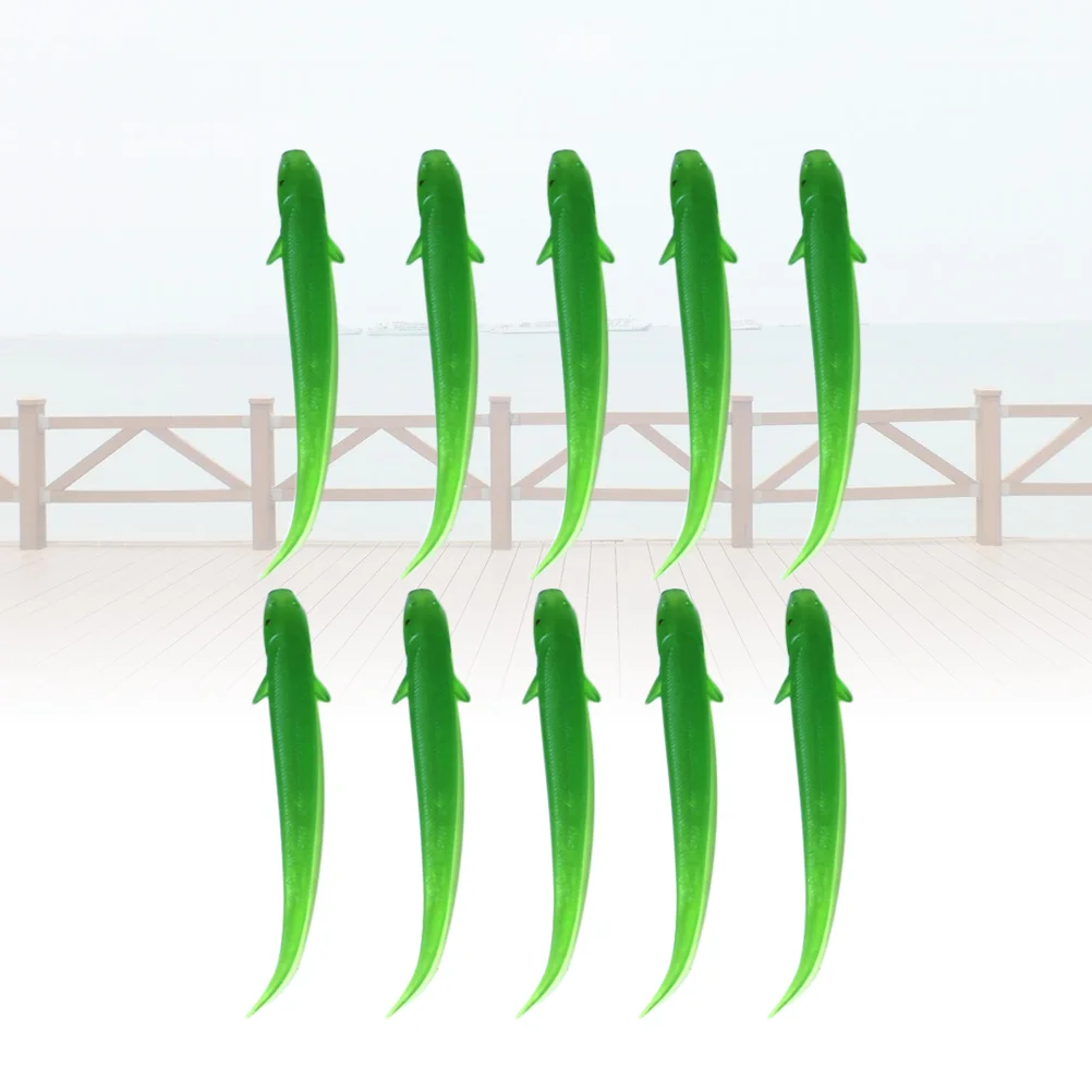 

10pcs Simulation Loach Shaped Fishing Grub Fishing Lures Baits for Fishing