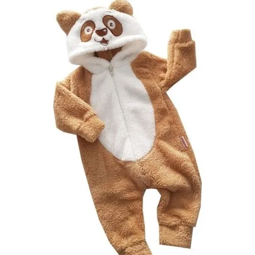 

Bebesev Baby Welsoft Zipper Panda Jumpsuit sleep Baby comfort night