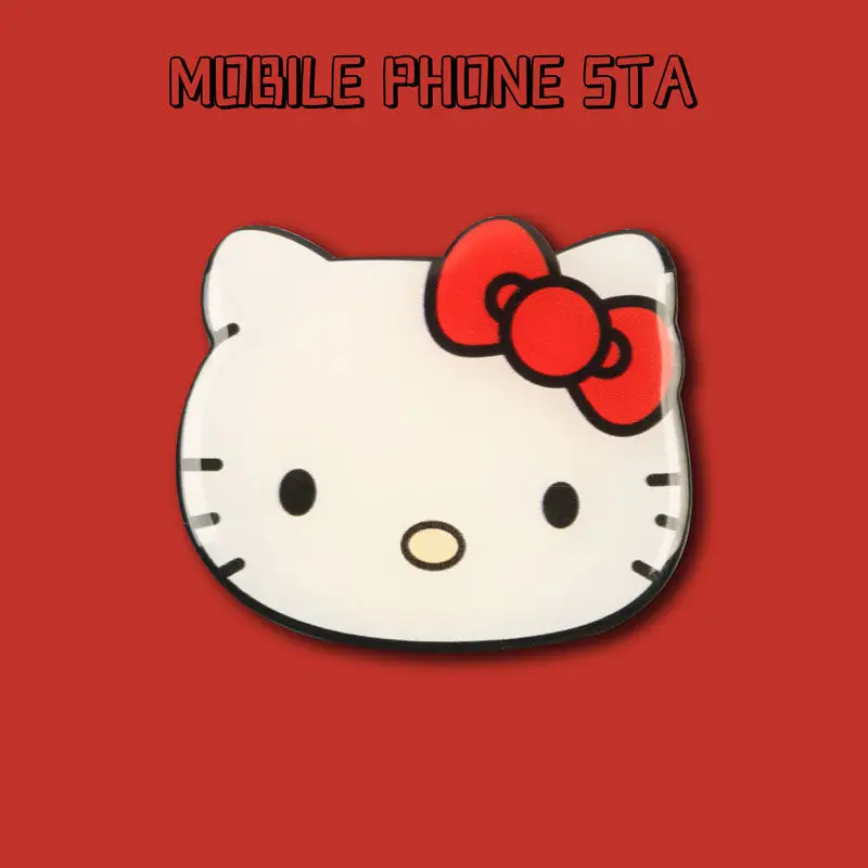

Держатель-кольцо Hello Kitty с изображением покемона Пикачу, расширяющийся держатель в виде мультяшного героя, кронштейн для IPhone, Huawei, Xiaomi
