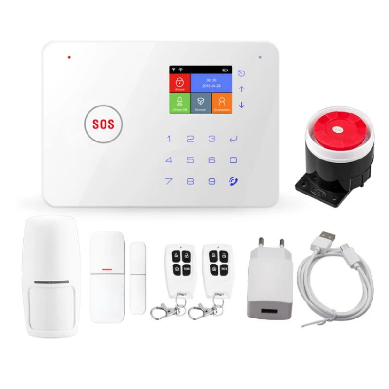 

APP Control smart GSM WIFI Home Security System Alarm Security System Door Alarm Sensor Anti Theft