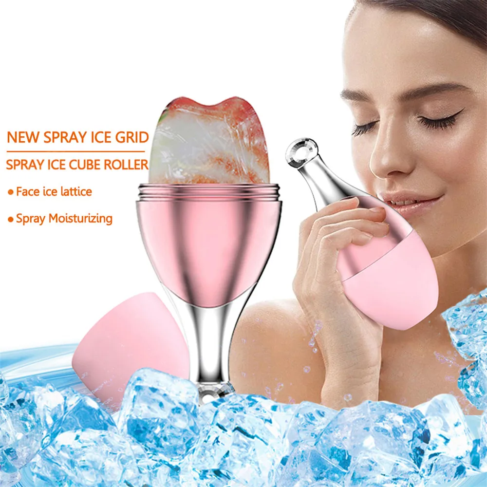 

Ледяной ролик для лица, инструмент для массажа зоны глаз для уменьшения акне, тонких линий, фотолифтинга, ухода за кожей