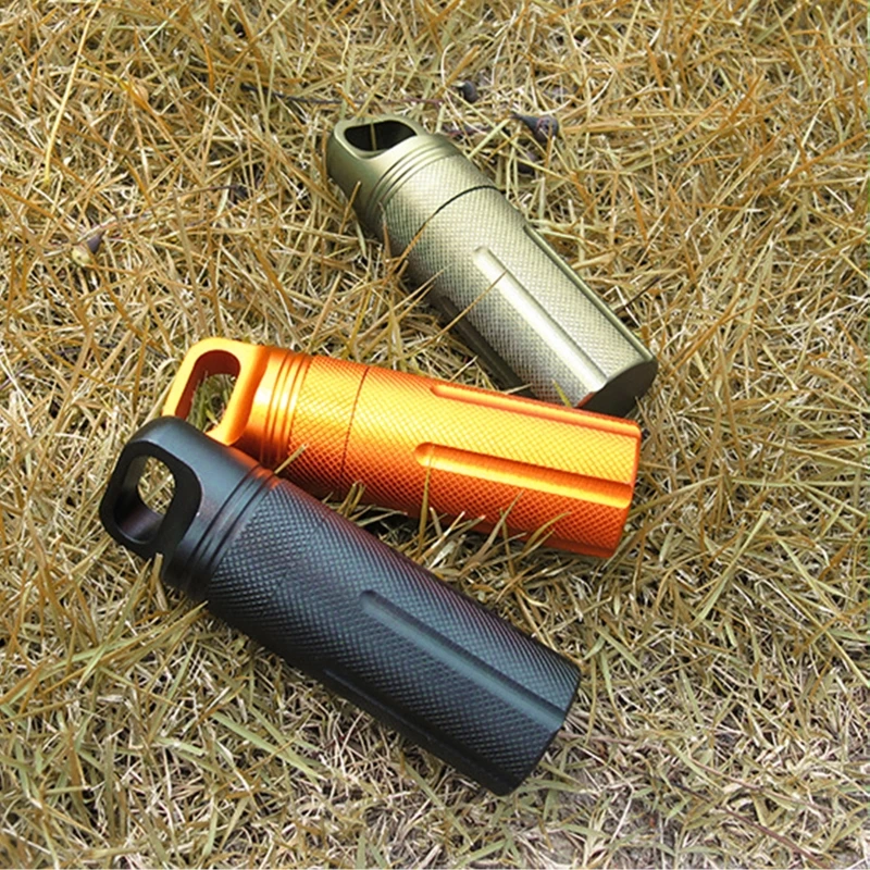 Герметичный контейнер для таблеток из алюминиевого сплава портативный уличный