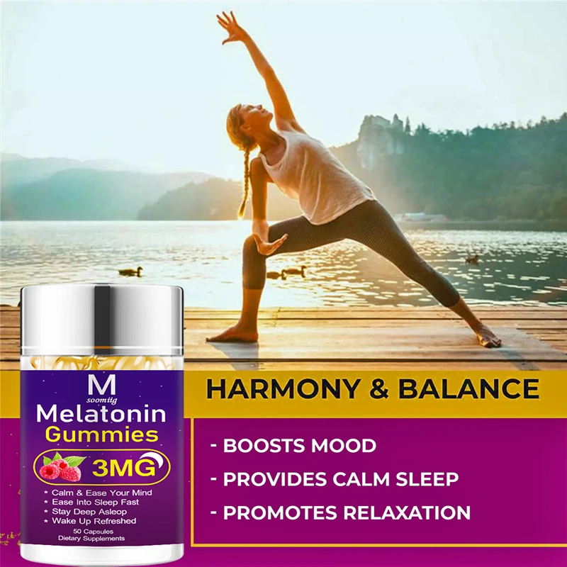 Мелатониновые жевательные резинки для снятия стресса помощь в сне глубокий сон