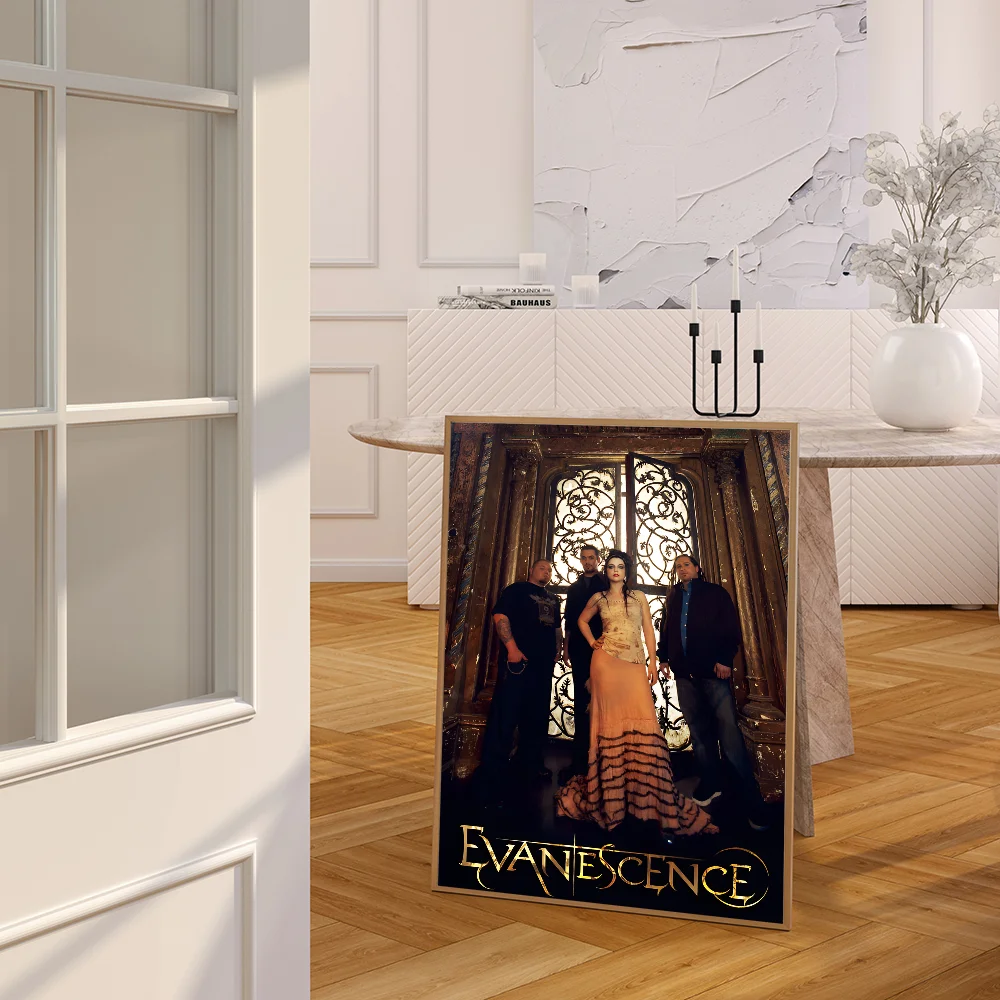 E-EvanescenceS Band Classic Movie Vintage Posters Sticky Room Home Bar Cafe Decor Kawaii