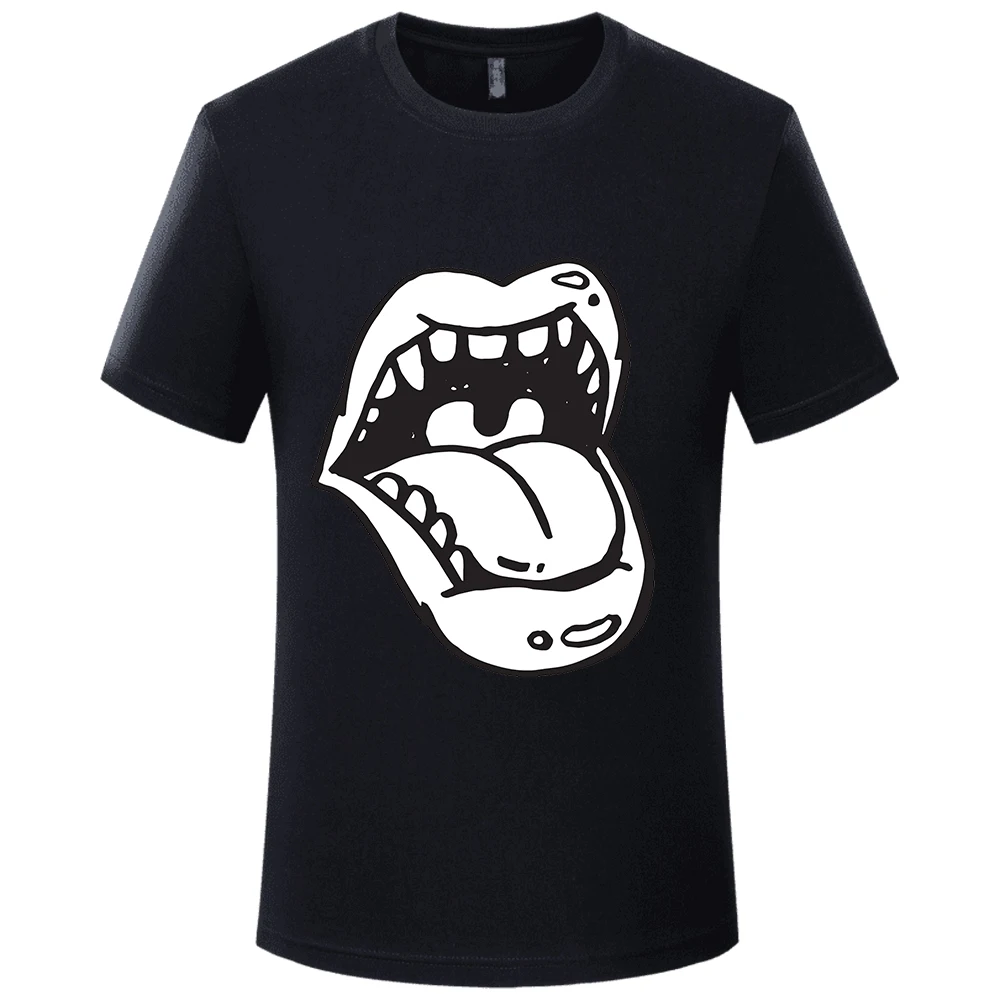 

Хлопковая Летняя мужская футболка с коротким рукавом и принтом, 2023