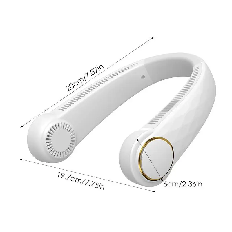 Безлопастной вентилятор без рук регулируемый угол наклона ленивый с шейным