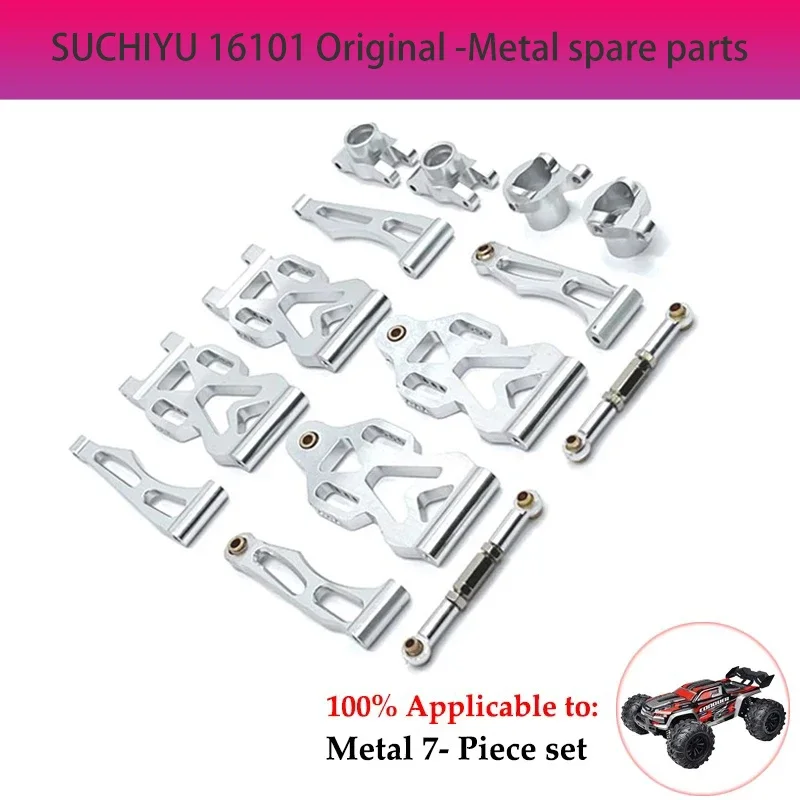SCY 16101 16102 16103 16201 Q117 Q132 JT-16103 Piezas Coche RC Asientos Eje Delantero Y Trasero Metal Accesorios Actualización