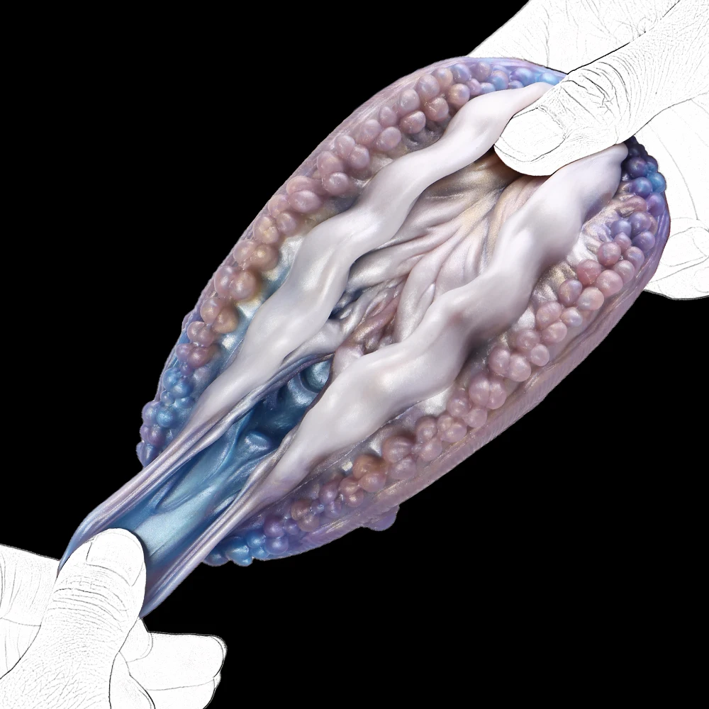 FAAK силиконовый мужской мастурбатор фэнтези морское ушко карманная киска строкер