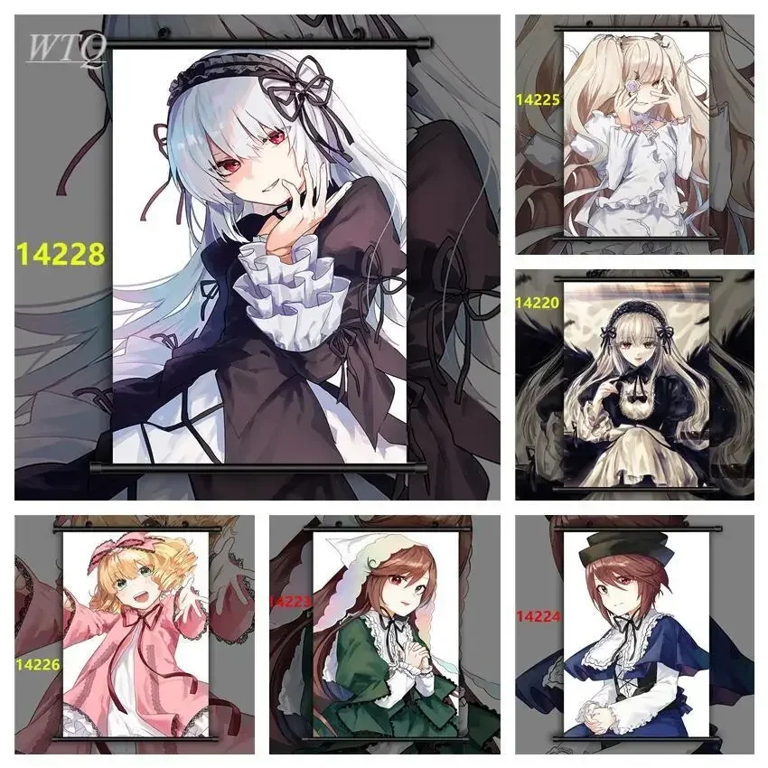 Rozen Maiden Suigintou холст с принтом без рамы современный стиль водостойкая чернильная