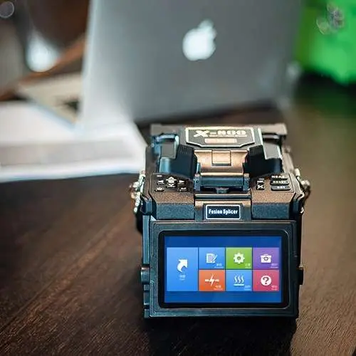 X-800 Fiber Optic Fusion Splicer Automatic Leather Trunk Line Fusion Brazing Hot Fusion Machine