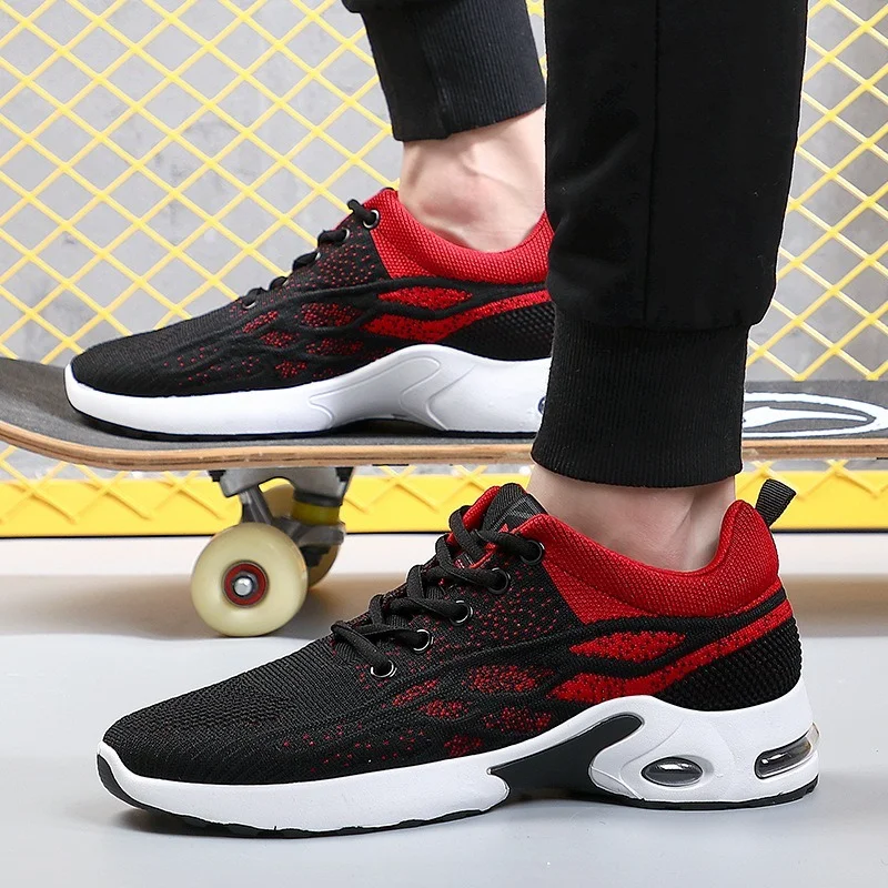 

Модная мужская повседневная обувь, кроссовки, женская обувь на шнуровке, разные цвета, износостойкие сетчатые дышащие кроссовки на танкетк...