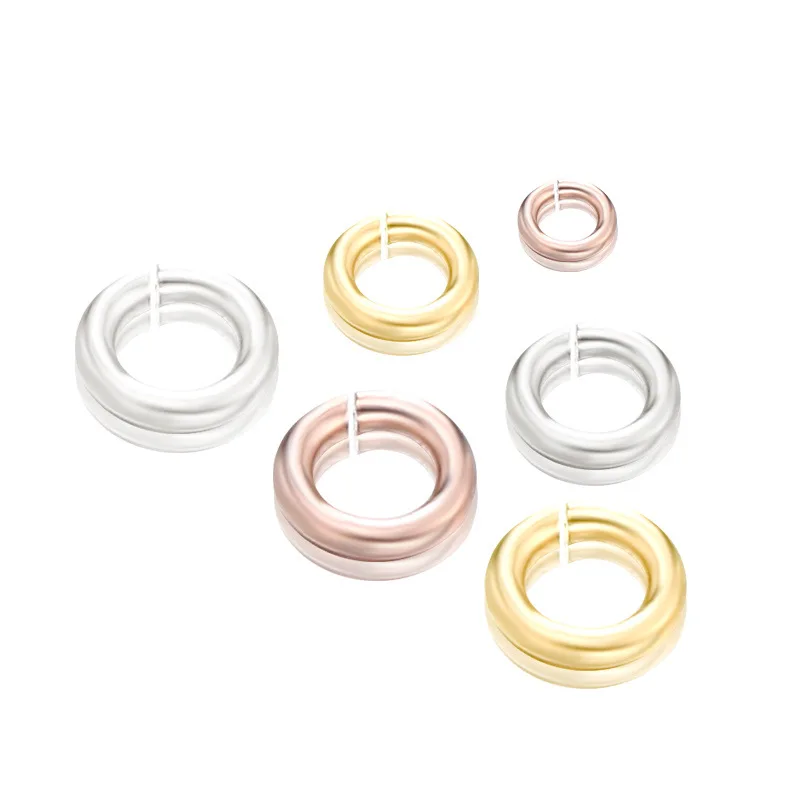 20pcs 925 Sterling Silver Open Jump Rings Direct 3/4/5/6mm Split Rings Connectors For DIY Bracelet Neckalce Jewelry Making