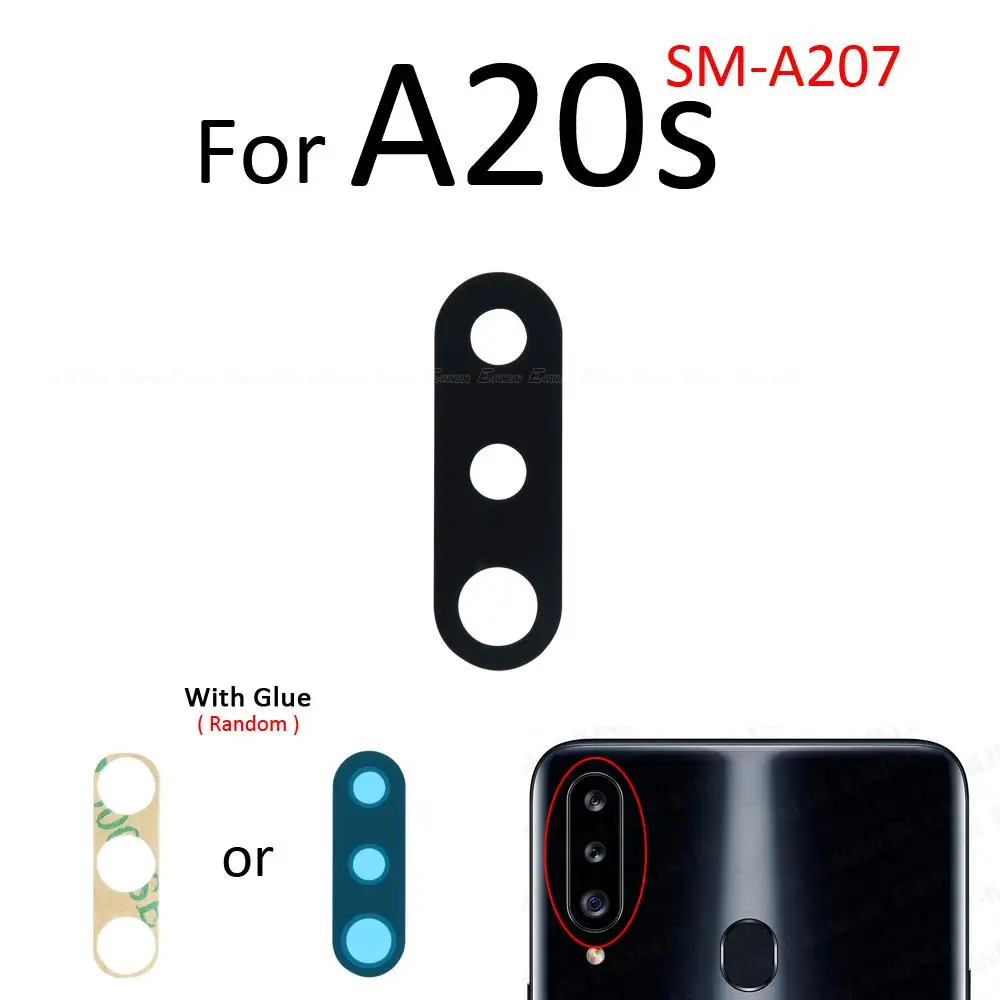 Объектив задней камеры с клеевой наклейкой для Samsung Galaxy A10s A20s A30s A50s A70s A02s A03s A21s A52s 5G