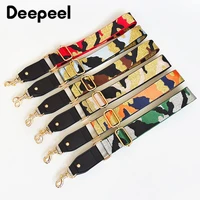 deepeel 3 8cm ethnic style womens bag strap accessories camouflage contrast color leather adjustment shoulder crossbody straps