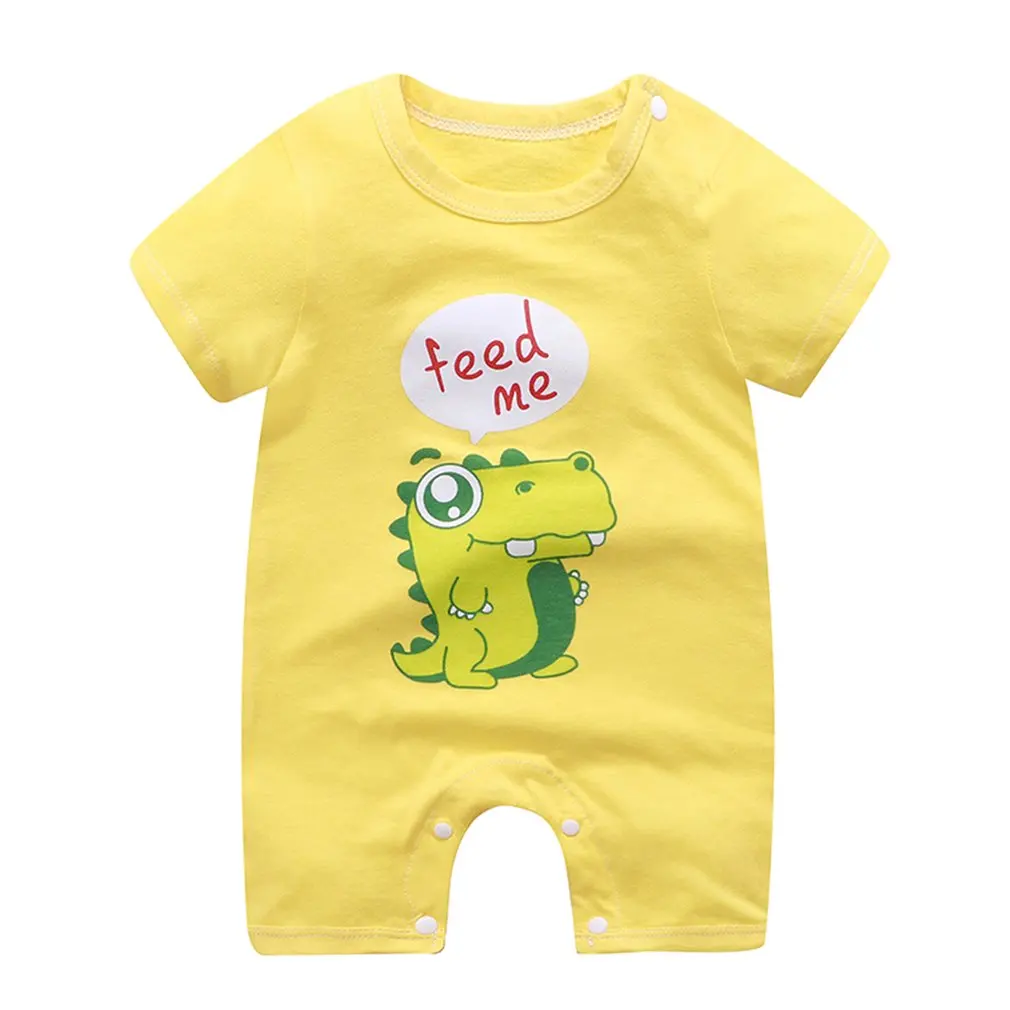 

Baby Rompers Summer Style Powered Baby Boy Girl Clothing Newborn Infant giraffe Short Sleeve Clothes 3-6-9-12-18 Months