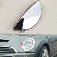 for bmw mini cooper cabrio s r50 r52 r53 front bumper headlight washer nozzle cover chrome trim cap
