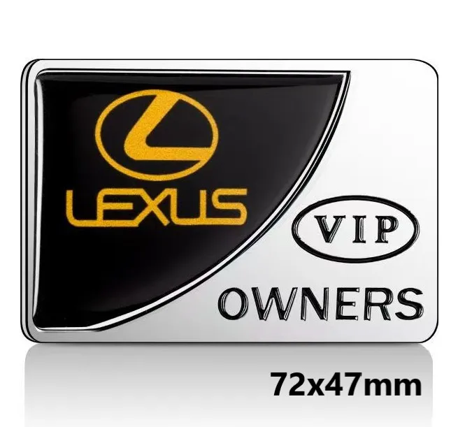Фото Наклейка-эмблема VIP на боковое крыло для Lexus F SPORT GS GX IS LS LX NX RX UX CT LC RC GX460 CT200 IS250 ES 220D IS200 RX300 №4