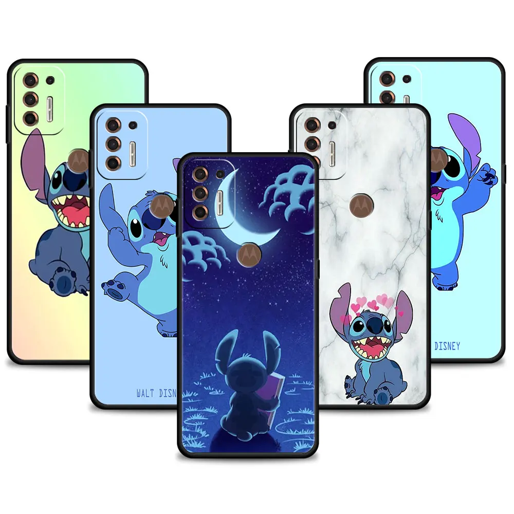 

Disney Cute Stitch Cellphone For Moto G50 G31 G8 Power Lite G60 One Fusion Plus G Stylus 2022 G9 Play G30 E6s Phone Coque