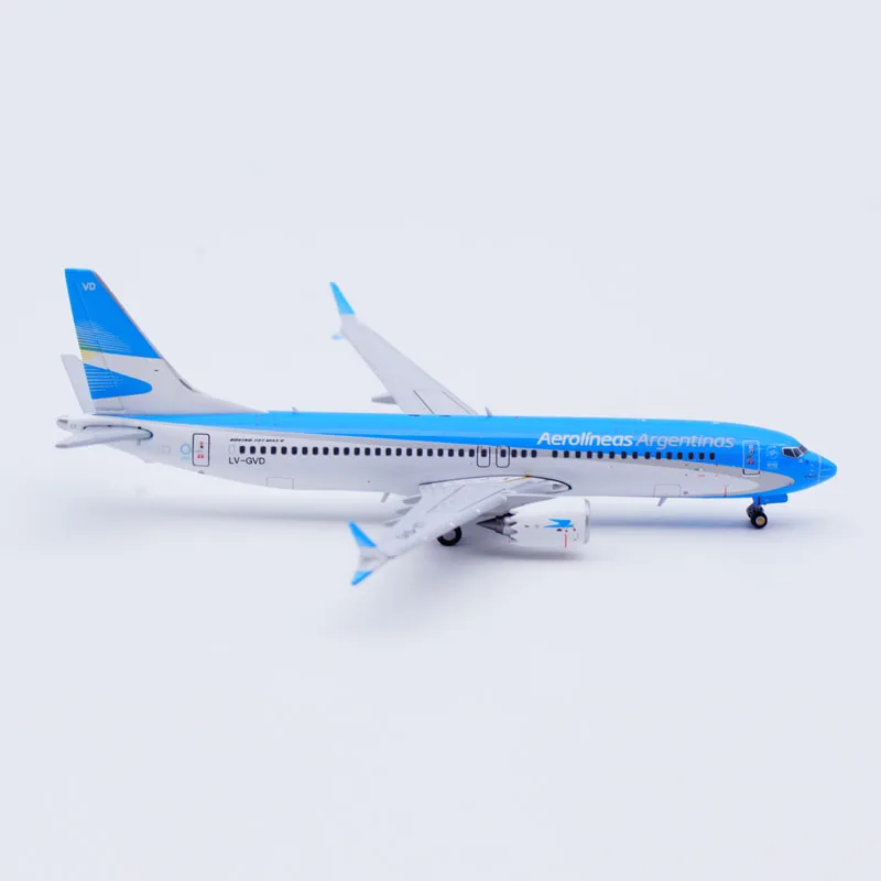 LH4198 Коллекционный самолет из сплава в подарок JC Wings 1:400 Aerolineas Argentinas SkyTeam Boeing B737 MAX 8