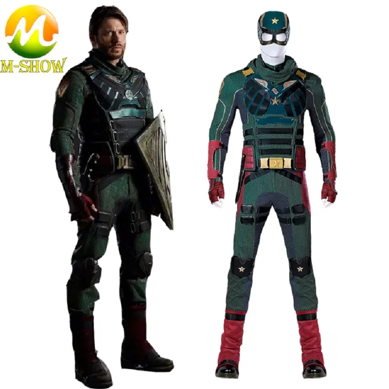 

The Boys Soldier Boy Cosplay Costume American Hero Green Adult Halloween Superhero Battle Outfit