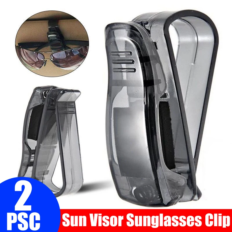

Universal Car Auto Sun Visor Glasses Box Sunglasses Clip Card Ticket Holder Stand Fastener Pen Case Eyeglasses Car Accessories