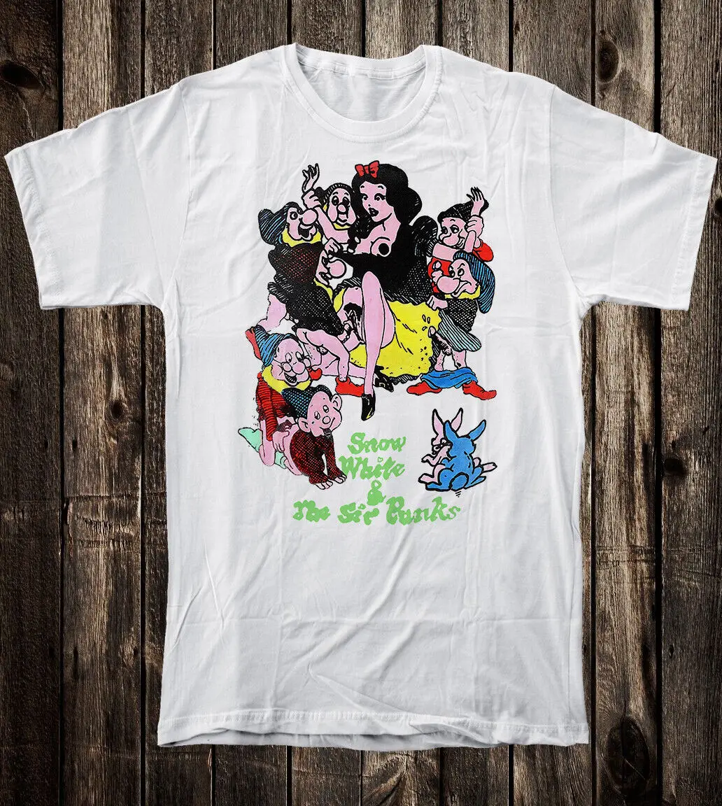 Ретро-футболка в стиле панк художественная пародия снег седиория мальчик