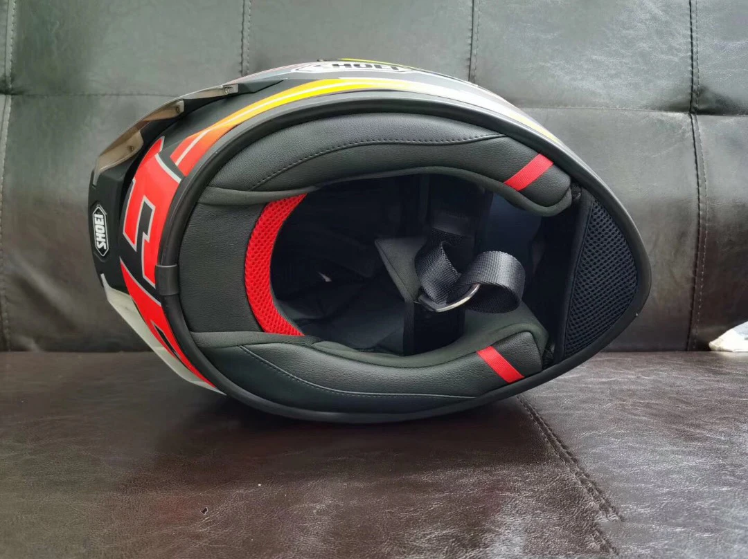 Мотоциклетный шлем на все лицо X14 Marquez черный для езды мотоцикле и велосипеде