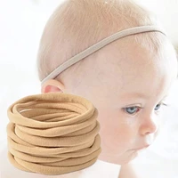 15pcsset soft nylon baby headbands 33color elastic hair bands for children girl diy hair accessories mother kids headwear gift