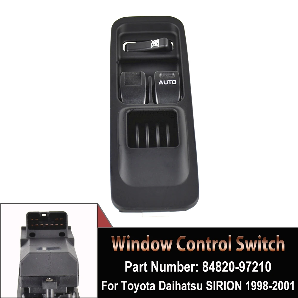 

Car Switch Right Side Master Power Window Control Switch 84810-87401 For Toyota Daihatsu SIRION 1998-2001 OS TERIOS SERION YRV