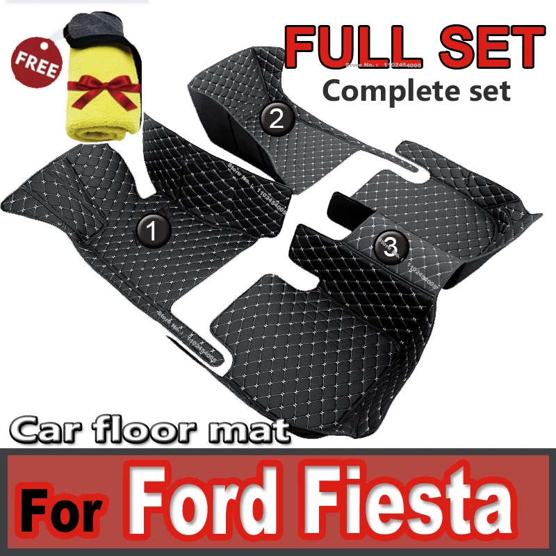 

Car Floor Mats For Ford Fiesta 2009 2010 2011 2012 2013 2014 2015 2016 2017 Custom Auto Foot Pads Interior Accessories