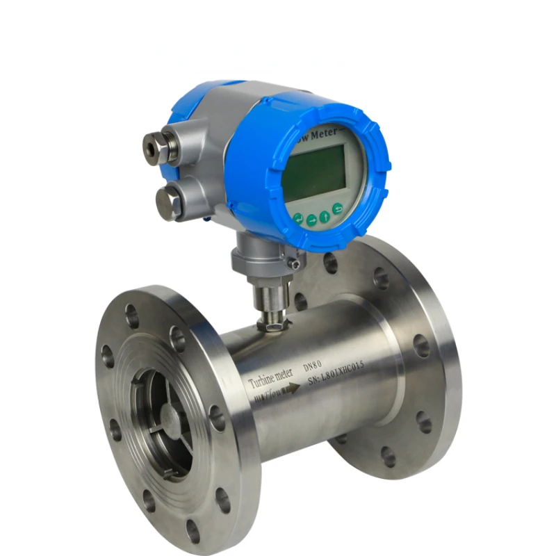 

High Accuracy Liquid Turbine Flow Meter for Usage in Water, Diesel, Gasoline and other Fluid Measurement
