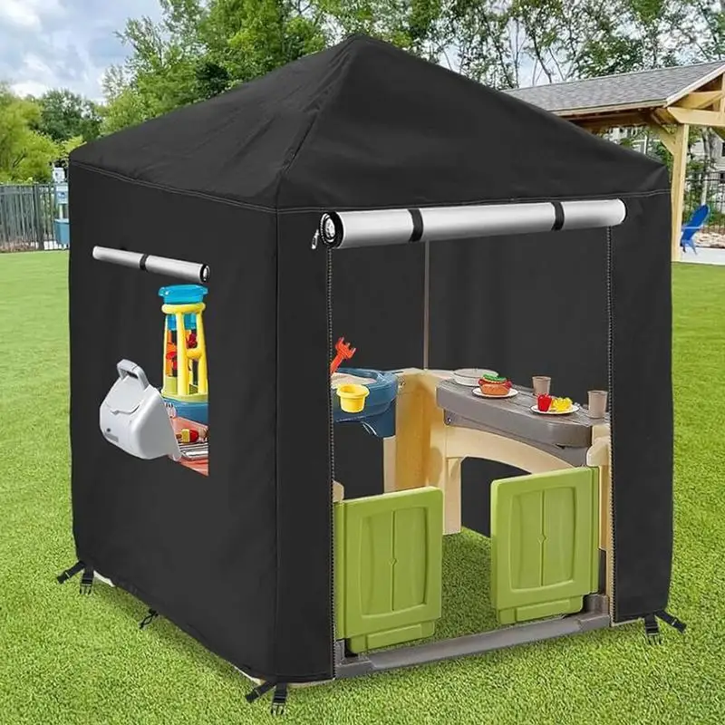 Открытый чехол для игрового домика водонепроницаемый ветрозащитный на молнии