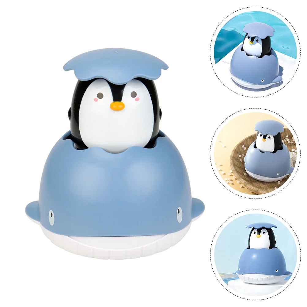 

Kids Bathtub Toys Cartoon Whale Egg and Penguin Infant Water Play Plaything