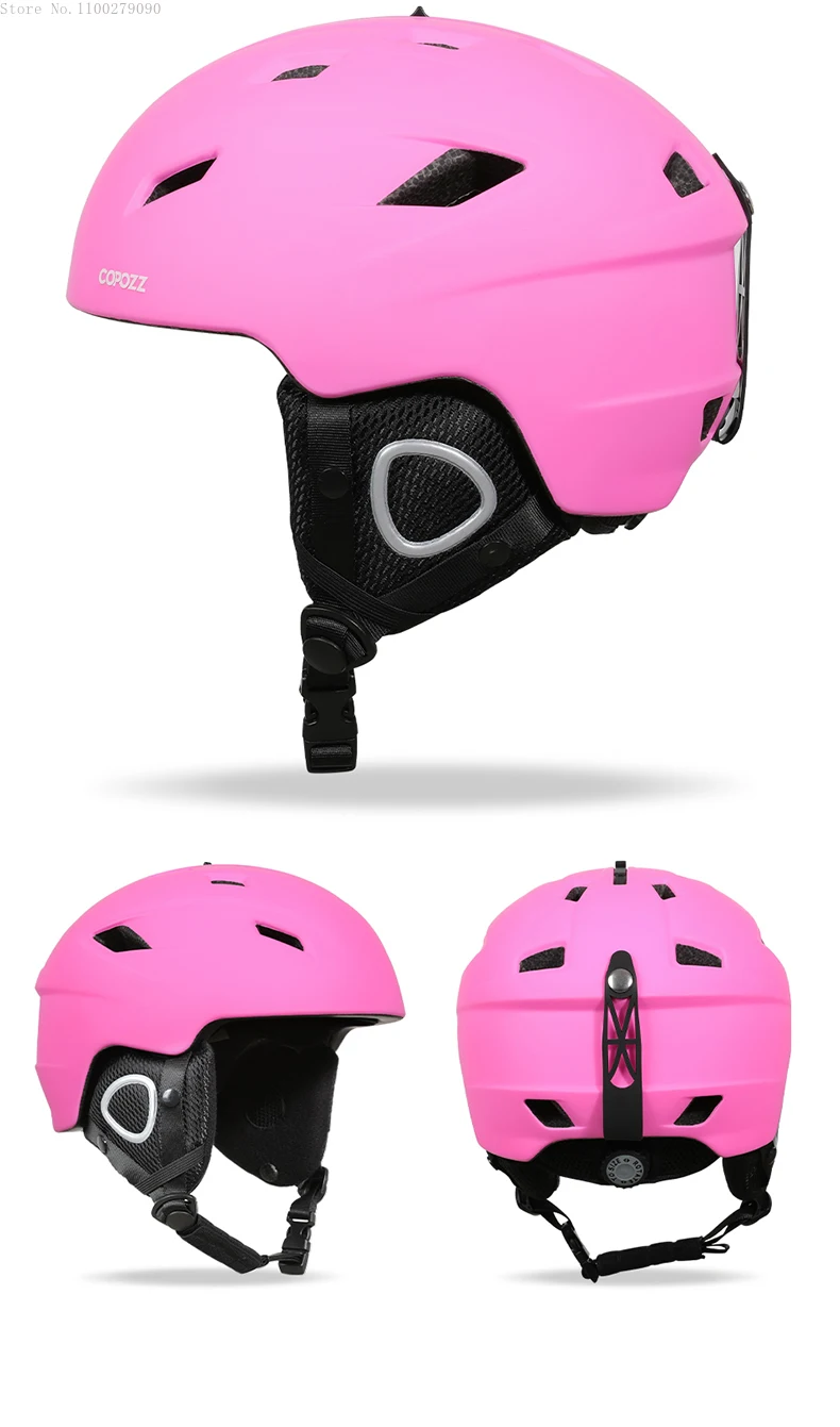 Men Women Ski Helmet Half-coverage Snowboard Moto Snowmobile Safety Snow Helmet Winter Warm Helmets Casco Para Esquiar Sisak enlarge