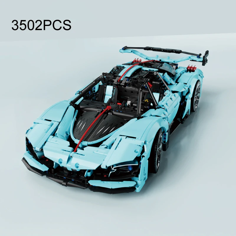 

MOC City Technical Off-road Racing Formula Car Building Blocks Speed Competition Supercar Vehicle Bricks Gift Children's Toys