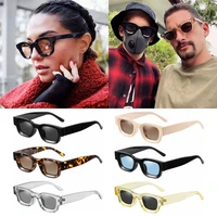 retro square frame punk uv400 shades polarized sunglasses women sunglasses men sun glasses