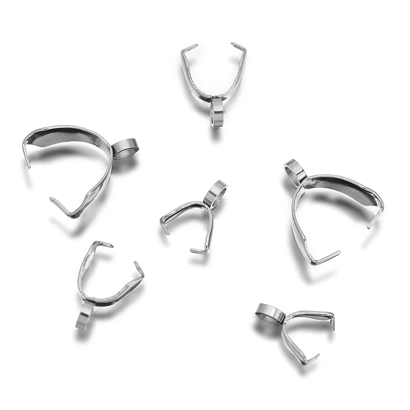 Застежки для ожерелья 20 шт./лот из нержавеющей стали 2 5*9 мм/3 5*11 мм/4*12/5*14 мм - купить