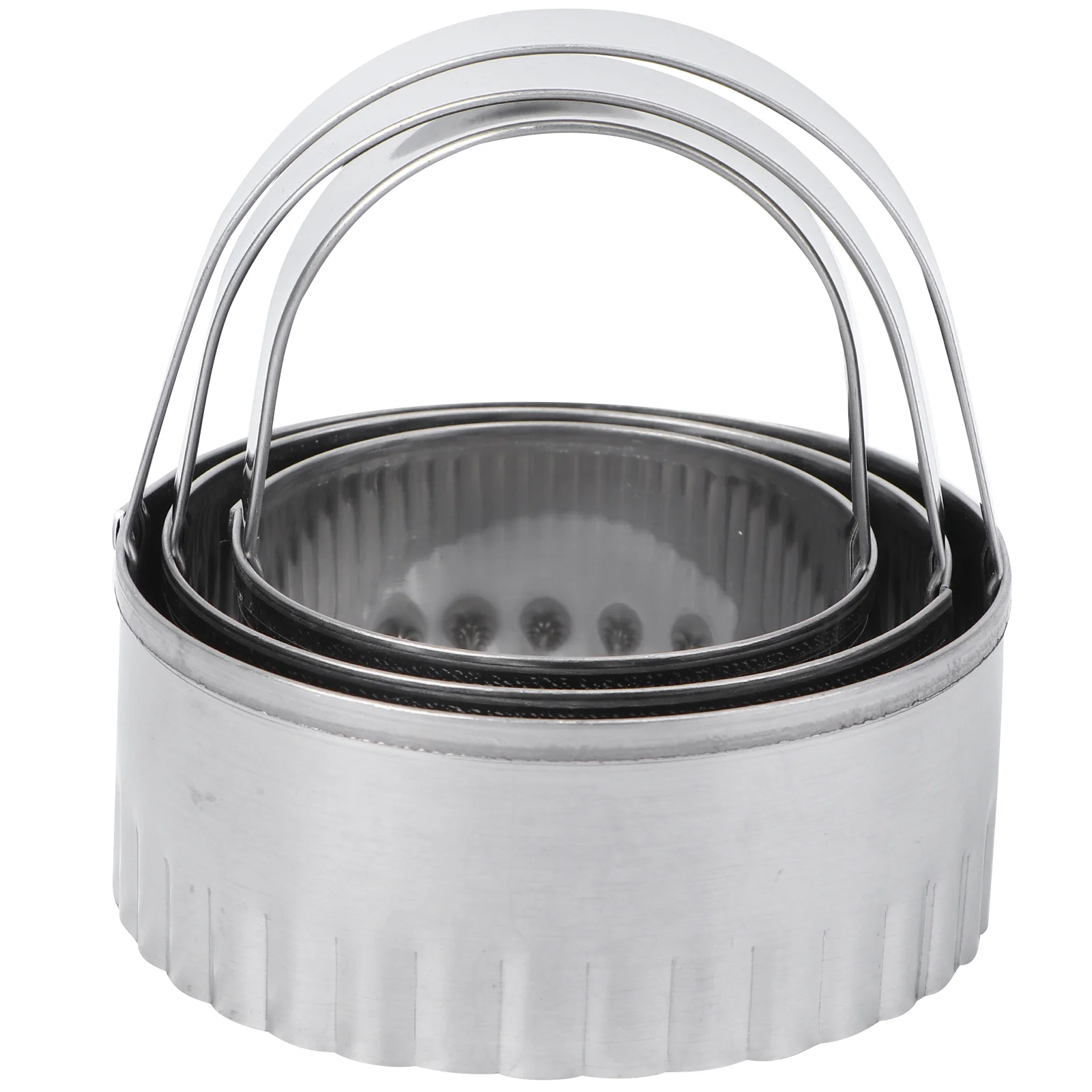 

Mold Baking Biscuit Ring Cake Cookiesteel Stainless Set Toolsroundhandle Dough Pastry Metal Pizza Mousse Bardonut Supplies Party