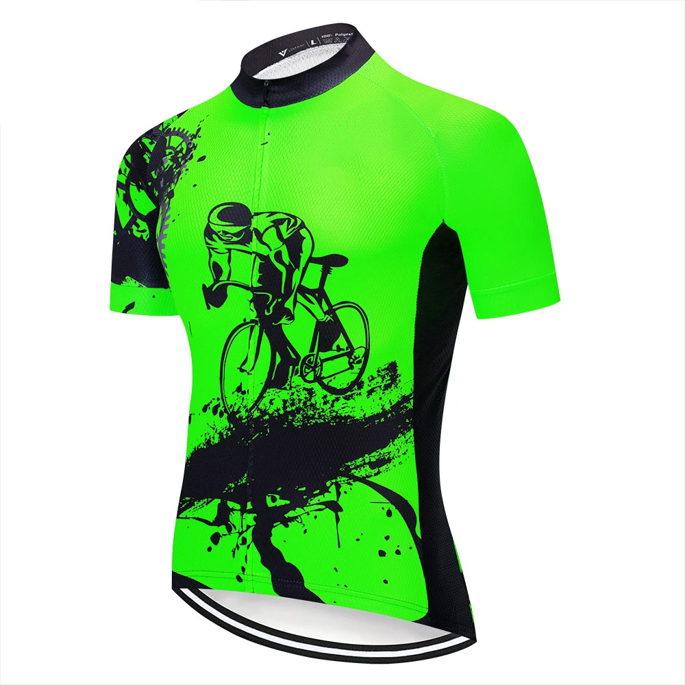 Профессиональная команда Велоспорт Джерси Мотокросс с коротким рукавом топы для