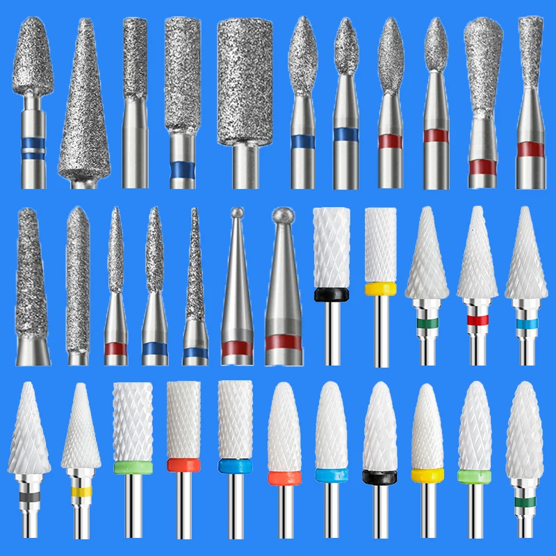 

Drill Bits for Milling Machines Electric for Manicure Emery Material Wheat Grains and Spherical Polished Nails Accessories