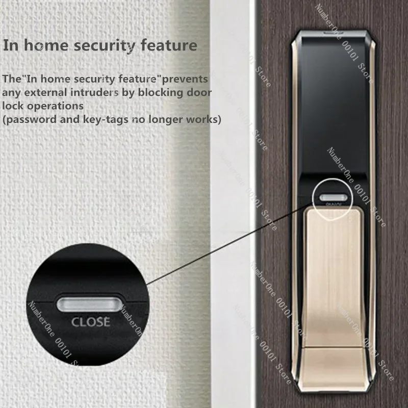 Флуоресцентная ручка с отпечатком пальца цифровой замок для умного дома и