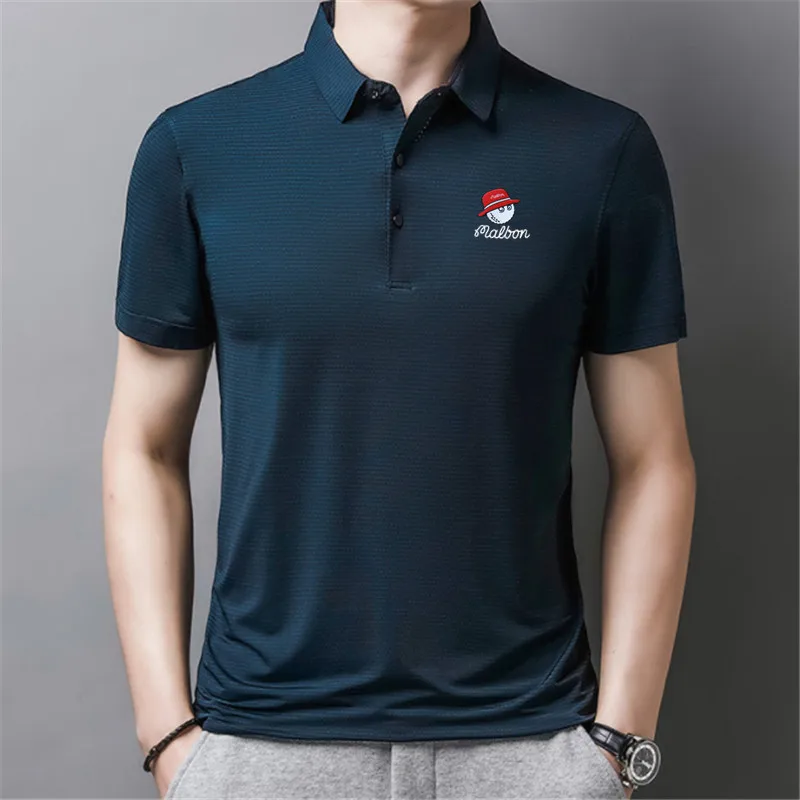 

t-shirts New Golf Polos Male Tops 2022 Summer New-Design Mens T Shirts 말본 Business Casual Short Sleeve Homm Golf Clothing Shirts