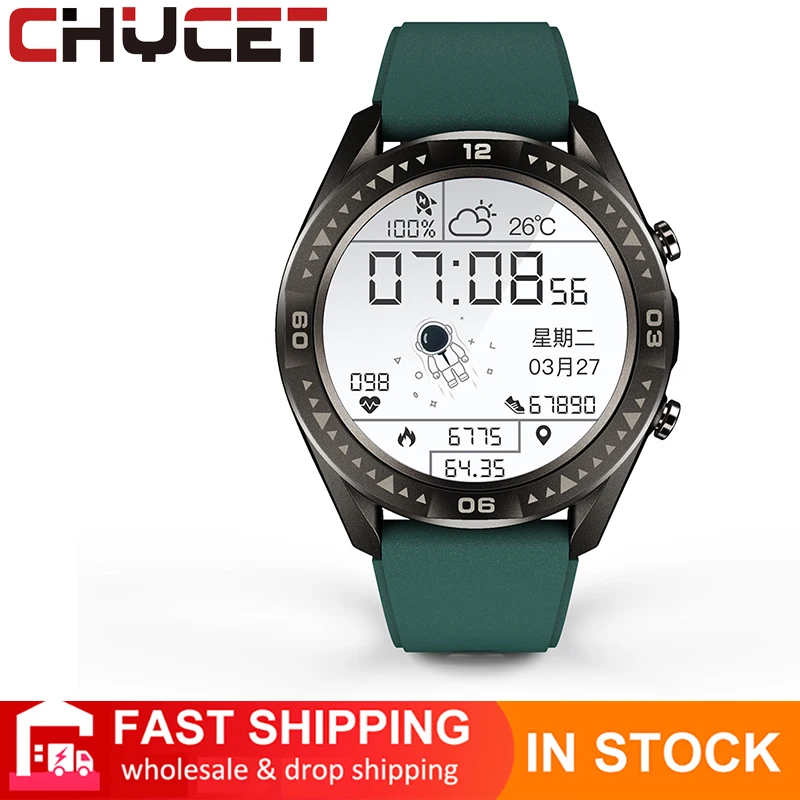 

CHYCET 2021 Man Smart Watch Multi-sport Modes Tracker Sports Heart Rate Monitor Smart Watch IP67 Waterproof For Android IOS