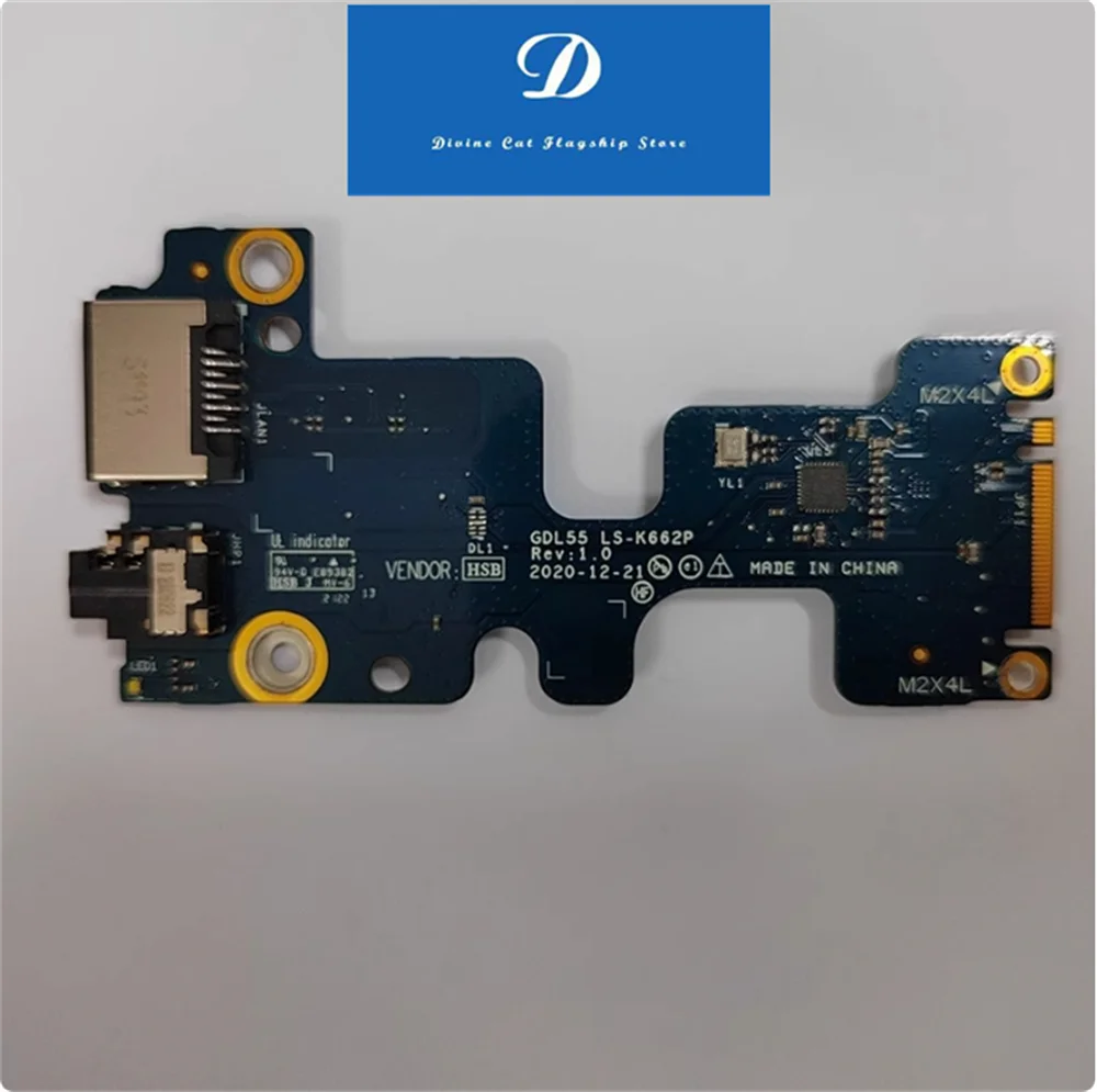 Фото ДЛЯ Dell Game Box G15 5510 5511 LS-K662P Аудиоплата ввода-вывода №1
