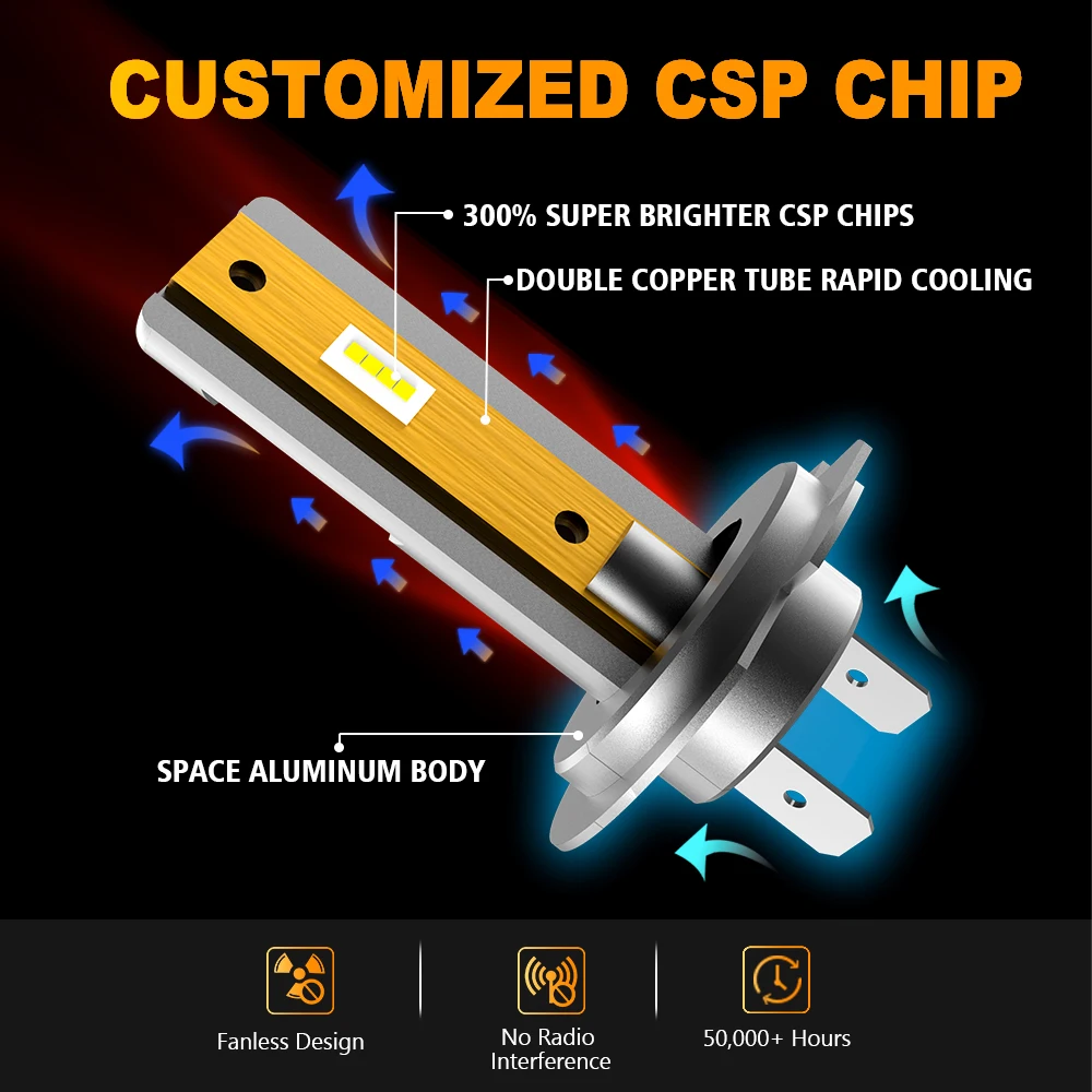 2 шт. автомобильные фары H7 H18 30 Вт 12 В