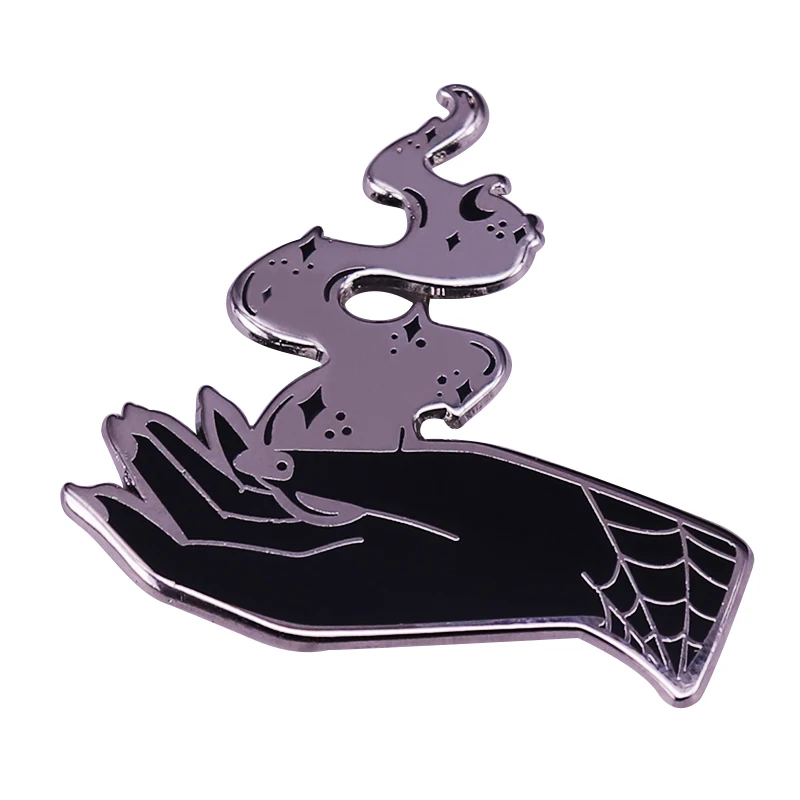 

Witch Hand Brooch Witchy Witchcraft Enamel Brooch Pin Denim Jacket Lapel Metal Pins Brooches Badges Exquisite Jewelry Accessorie