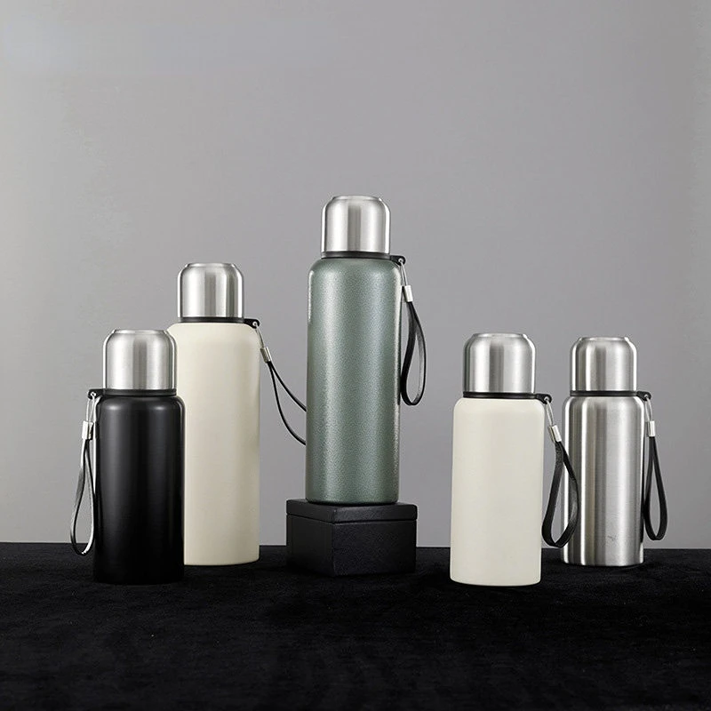 

Термос из нержавеющей стали 316 tyeso большой емкости, термос, бутылка для воды, термос, изолированный стакан с веревкой для чая и напитков